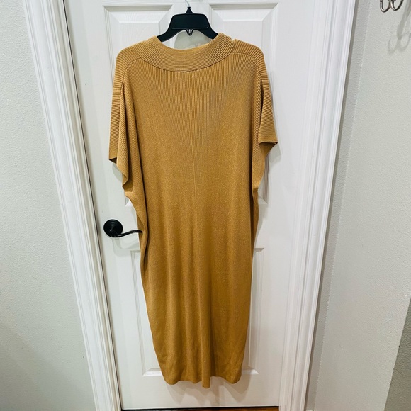 H&M Shimmer Gold Kaftan/Dressing Gown - Picture 3 of 3